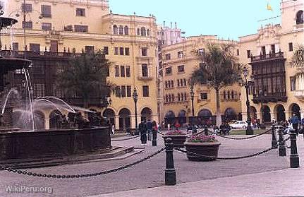 Esquina del Jirn de la Unin, Lima